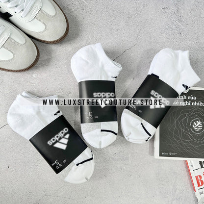 ADlDAS SOCKS CREW/LOW CUT (3 PAIRS)